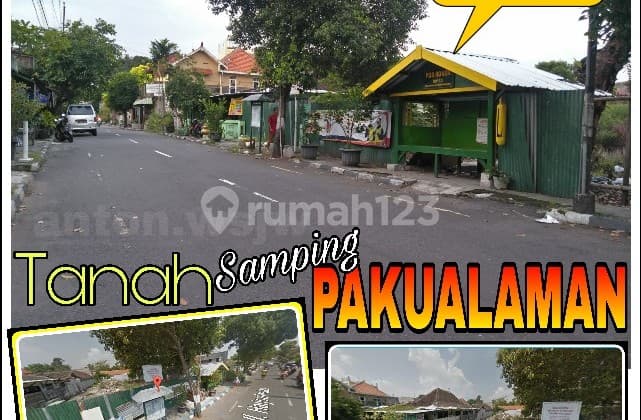 Tanah Jogja Pakualaman Shm Pekarangan Luas 917 M2 Ld 18m