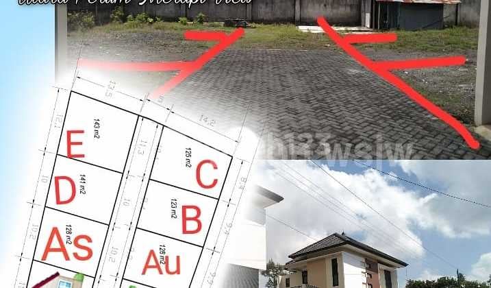 Tanah Kavling Jogja Utara Perum Merapi View Jl Kaliurang Lt 128 m