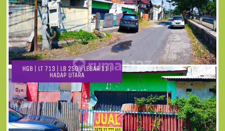 Tanah lokasi pinggir jalan utama strategis bebas banjir