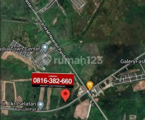 Jakabaring solid land 13,500m2 on Jln. Lingkar Selatan, Palembang.