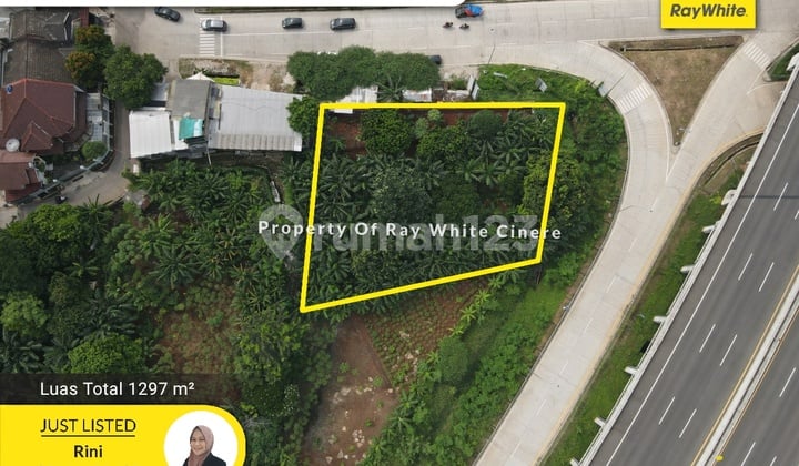 Brigif Raya, depan pintu tol Brigif Desari luas 1297 m²