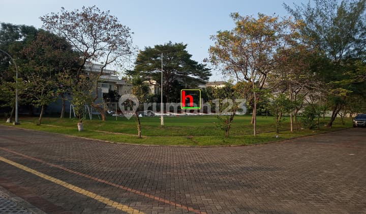 Kavling Kano Indah PIK, Ukuran 901,5 m2, jalan lebar, hoek