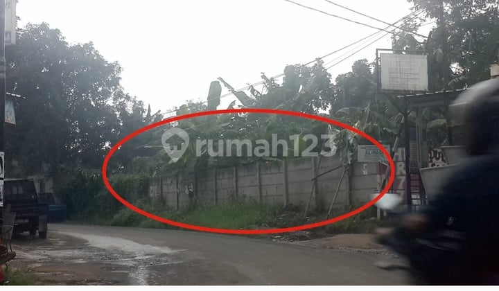 Tanah murah pinggir jalan Kranggan gunung putri
