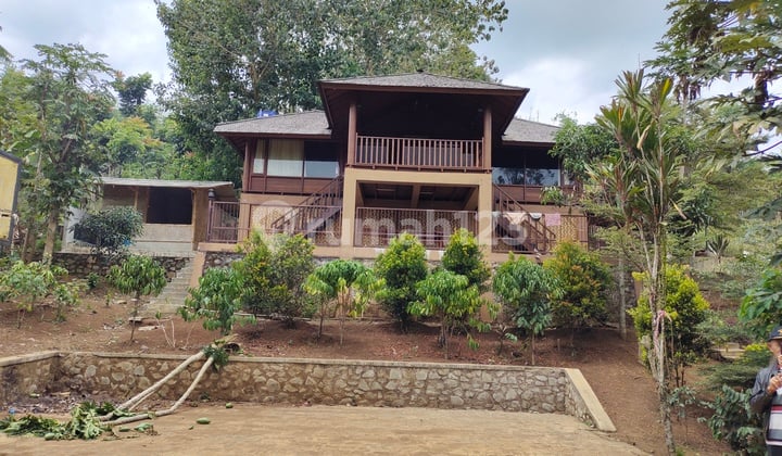 The land is developed, with a villa building on it and the rest is garden land.