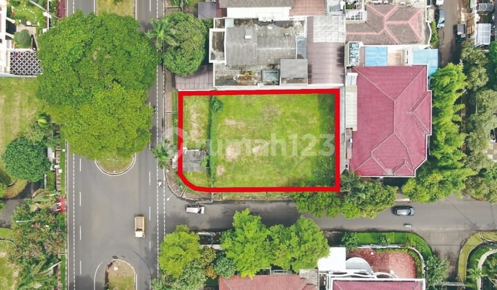 Kavling hoek boulevard puri indah