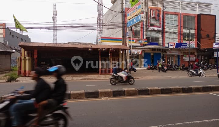 Tanah dijual di area komersial di jalan Raya Bojongsari,Depok