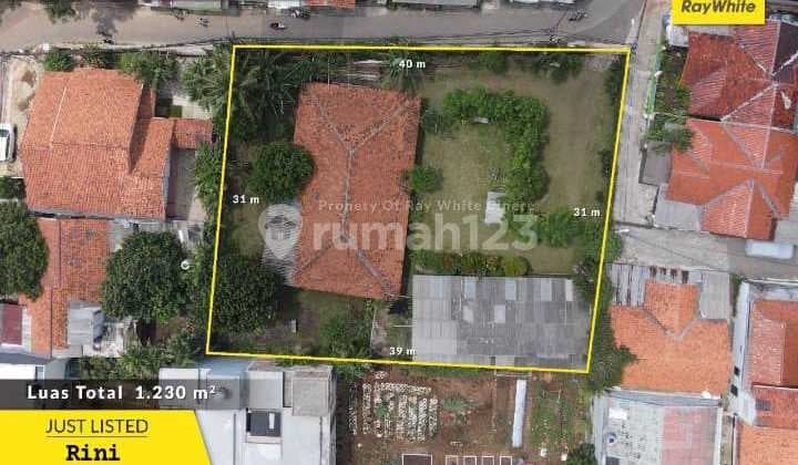 Pangkalan Jati, Tanah Luas 1230 m2 Siap Bangun untuk Town House Harga Terjangkau