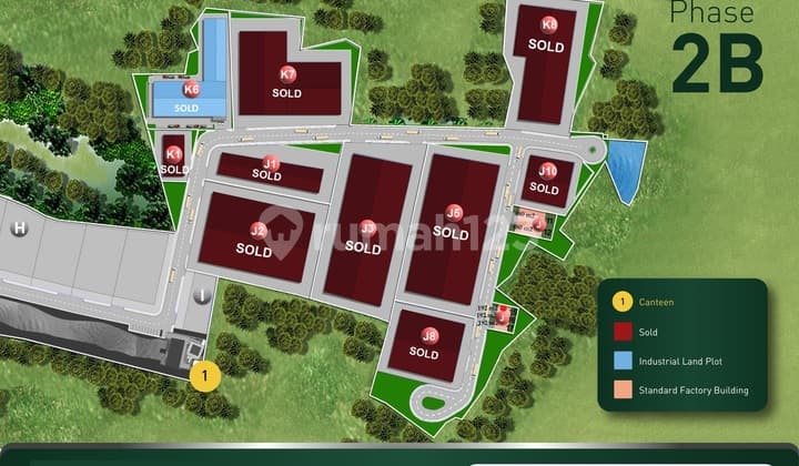 Kavling Strategis Bebas Banjir di Griya Idola