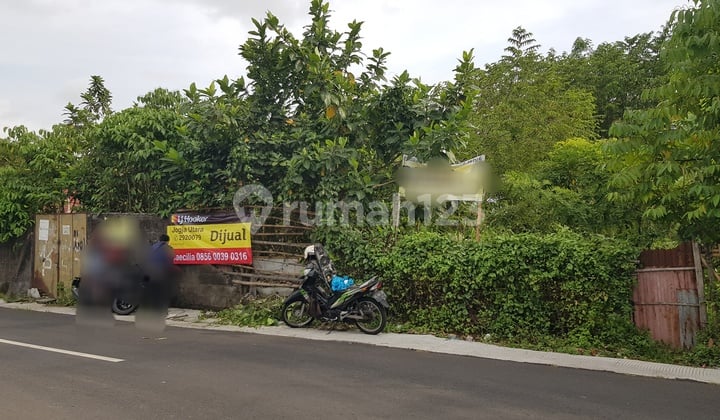 Tanah pekarangan Jl Kaliurang dekat UGM, strategis, cocok untuk perumahan, atau investasi