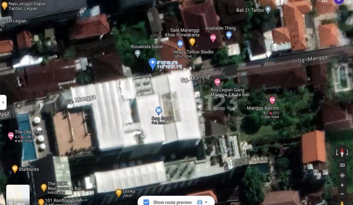 Land and Hotel Building Permit in Legian, Bali