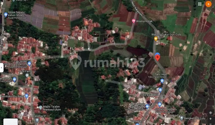 Strategic Location Land, Affordable on Jl. Raya Cipadung, Bogor.