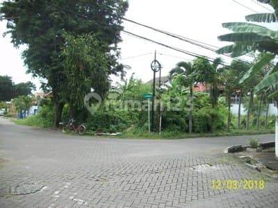 Tanah di Kendangsari, Sertifikat HGB, Hoek, Lokasi Strategis, Row Jalan Lebar + Paving - MG -