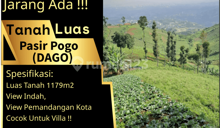Spacious Land in Pasir Pogo (Dago), Ideal for Villa !!