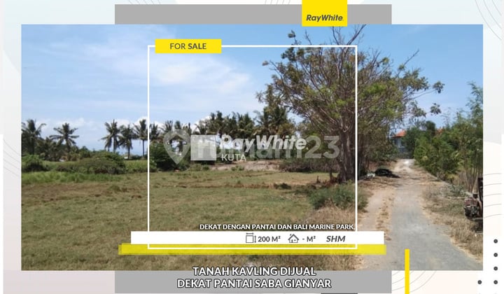 Tanah Kavling dekat Pantai Saba Gianyar