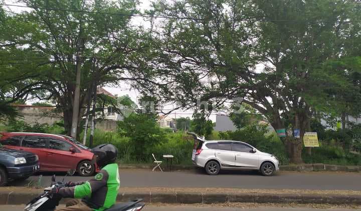 Dijual cepat kavling siap bangun pinggir jalan bagus, strategis, shm di villa melati mas