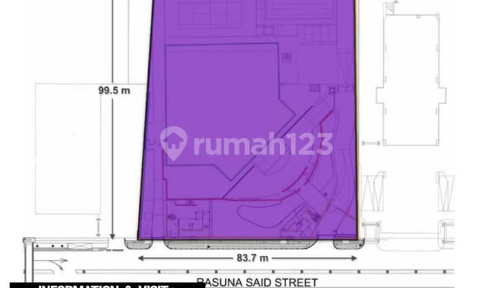 TANAH LUAS STRATEGIS at Jl HR RASUNA SAID, KUNINGAN, JAKSEL