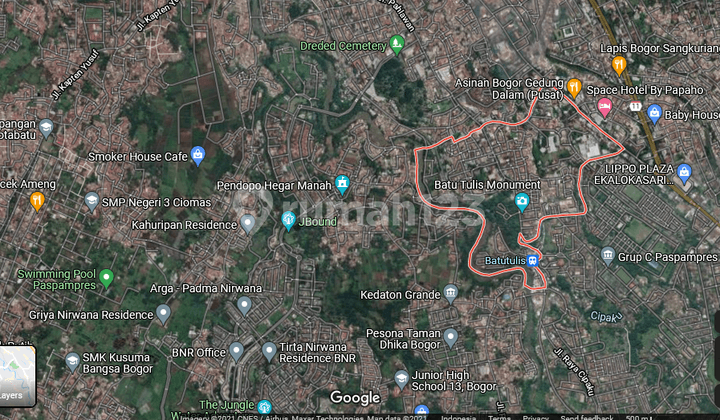 Lahan Kosong Desa Batu Tulis Kec.Nanggung – Bogor Barat