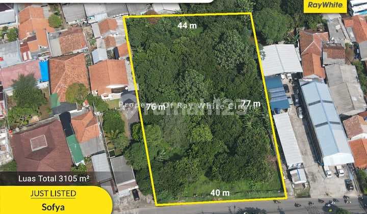 Tanah 3105 Meter Dekat Kubah Mas Limo Meruyung Cinere Depok