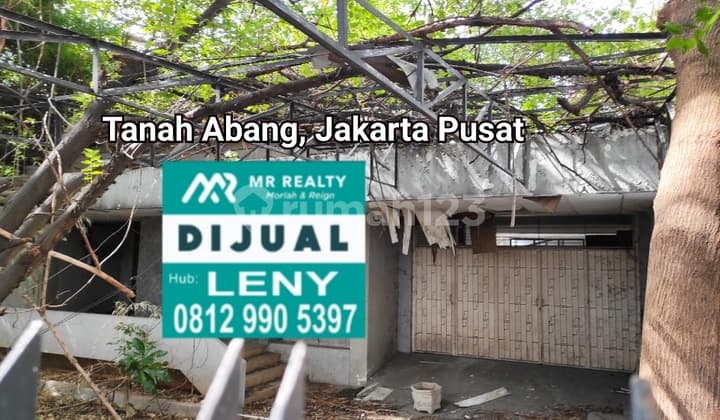 TURUN HARGA..KAVLING KOMERSIL LT 600 M2 UNTUK GEDUNG PERKANTORAN/RUMAH DI TANAH ABANG, GAMBIR, JAKARTA PUSAT, BEBAS BANJIR, LAGI BU