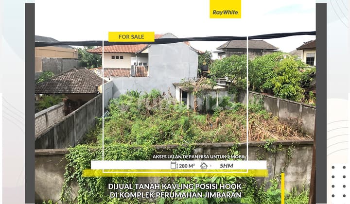 Tanah Kavling Posisi Hook di Jimbaran, Bali