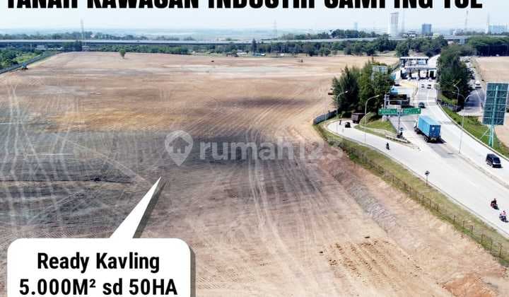Tanah Industri Siap Bangun Dekat Tol Untuk Pabrik Dan Gudang