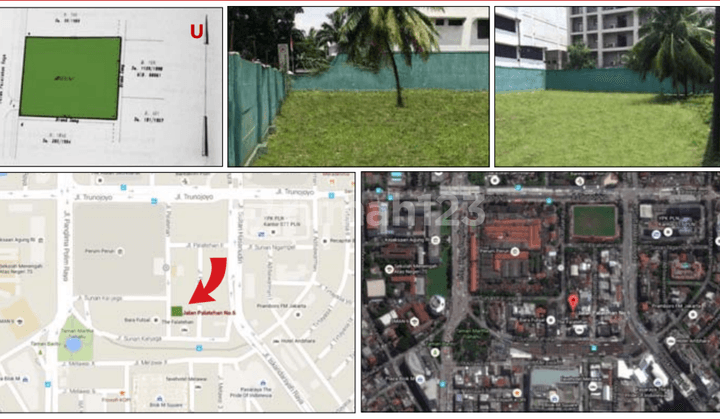 Kebayoran Baru Commercial Plot South Jakarta 88M