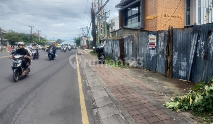 Land for rent on Jalan Gatot Subroto Barat Denpasar Bali