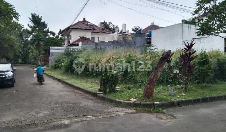 Kavling Cantik posisi Huk di Villa Melati Mas.