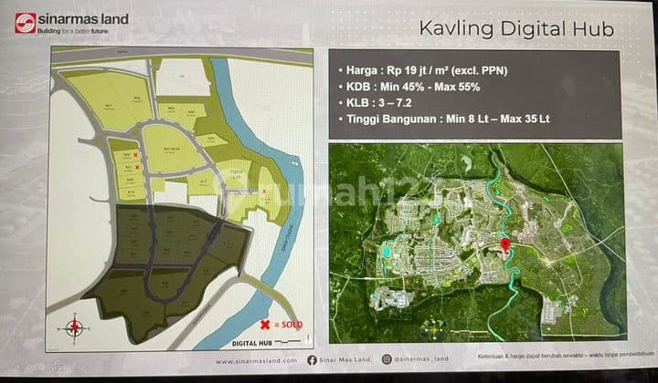 Dijual Kavling Digital Hub Bsd City