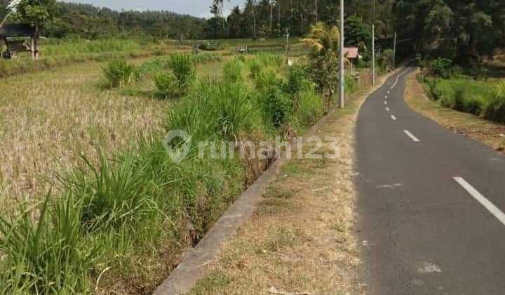 Jual tanah pinggir jalan daerah pariwisata lempuyang
