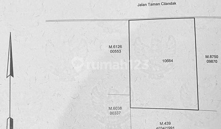 DIJUAL TANAH AMAN, TENANG at Jl TAMAN CILANDAK, JAKSEL (JARANG ADA)