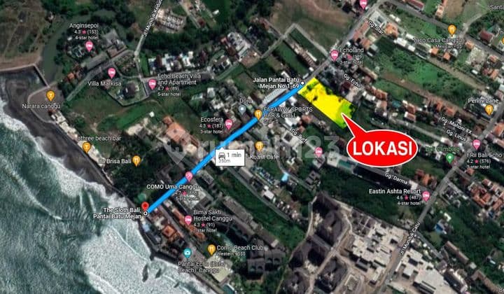 Tanah Premium 300 Meter Dari Echo Beach Canggu