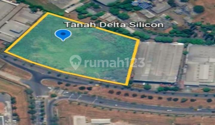 Tanah Atau Kavling Kawasan Industri Delta Silicon EJIP Lippo Cikarang Jalan Utama