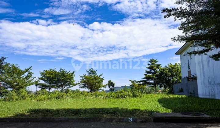 Dijual Kavling View Gunung Pancar, Cluster Beverly, Jl. Palm Drive III No. 3 - Sentul City