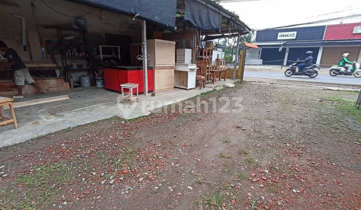 Tanah Ngantong Luas 869 Meter di Pinggir Jalan Dekat Pintu Tol Sawangan