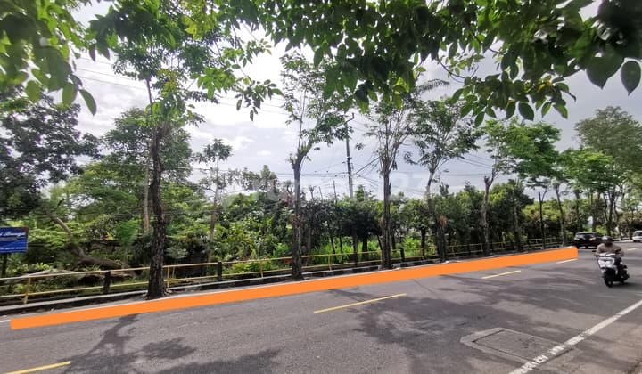 Dijual tanah pinggir jalan utama Jalan Raya Kuta Lokasi strategis ITR busines