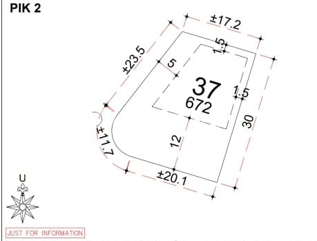 DIJUAL KAVLING KOMERSIAL LT. 672 m2, PIK2