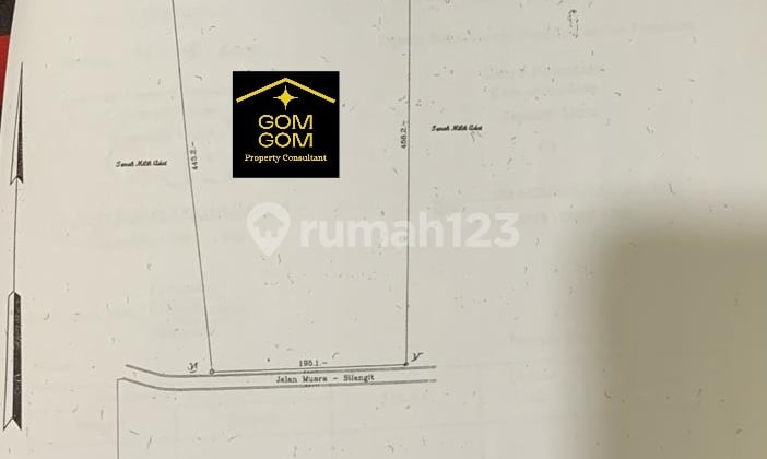 Tanah Komersial Strategis 10 Hektar di Depan Bandara Silangit