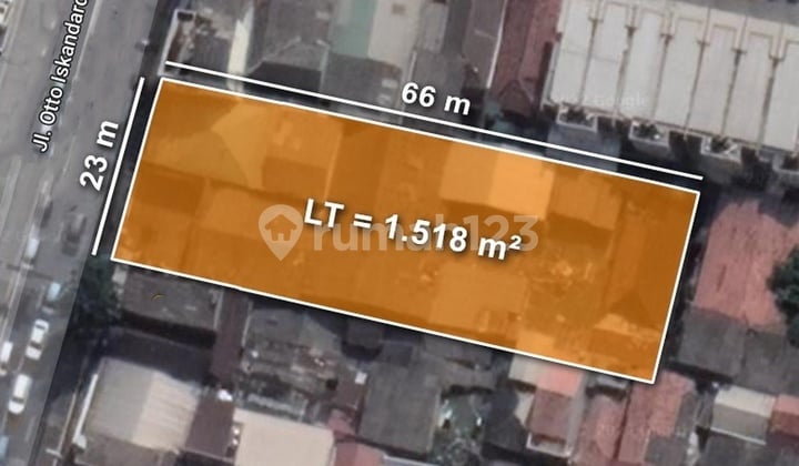 DIJUAL TANAH KOMERSIAL CAMPURAN di Jl OTTO ISKANDARDINATA, JAKTIM DIJUAL TANAH KOMERSIAL CAMPURAN di Jl OTTO ISKANDARDINATA, JAKTIM