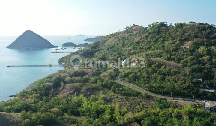 Tanah 505 m2, pinggir jalan raya dengan sunset dan ocean view