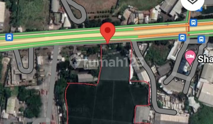 Di jual tanah kosong lokasi jln Sukarno Hatta main road