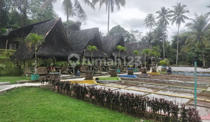 Dijual Cafe/Resort siap pakai nempel jalan raya dan dekat Sungai Kali Besar dicaringin