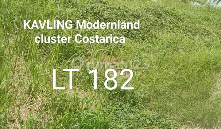 KAVLING Modernland Costarica LT 182 siap bangun