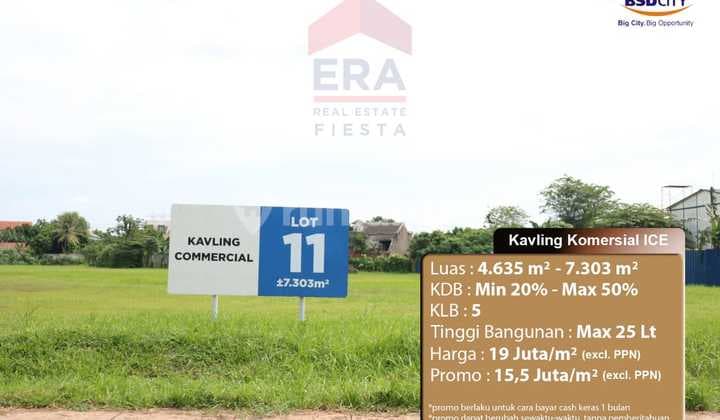 Kavling Komersial ICE BSD City