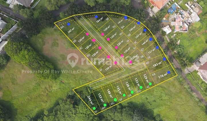 Cinere Bukit Cinere Indah Tanah Luas 120 Sampai 247