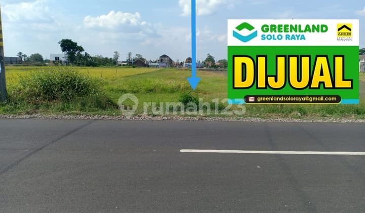 TANAH STATUS KERING COCOK DIBANGUN PERUMAHAN DI JALAN MANGESTI RAYA MAYANG GENTAN SOLO