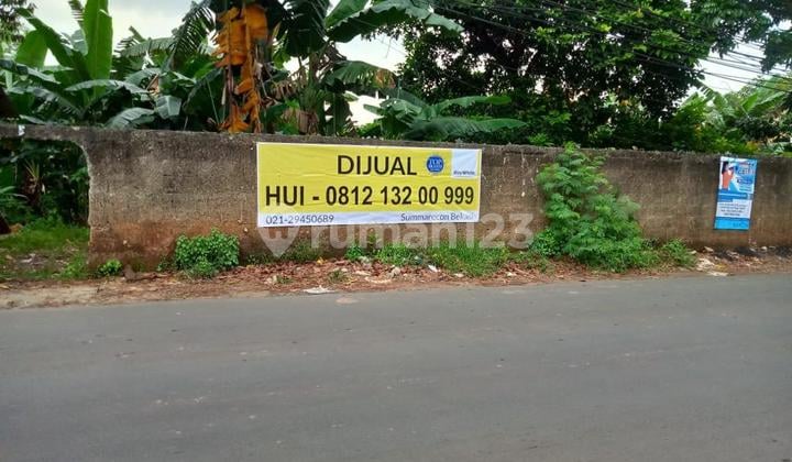 Kavling Komersial Luas di Pinggir Jalan Raya Jatiasih