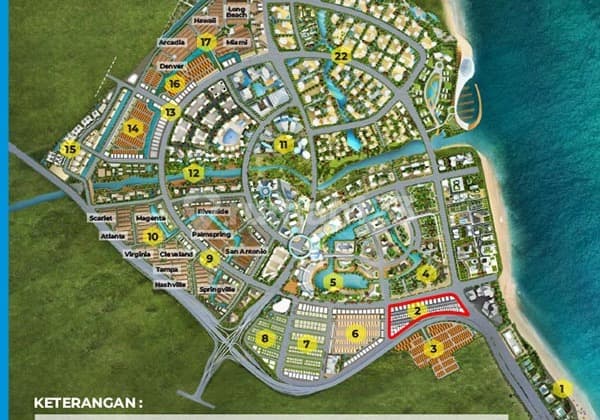 kavling komersil thamrin business centre uk 15x30 pik pik2, murah!!