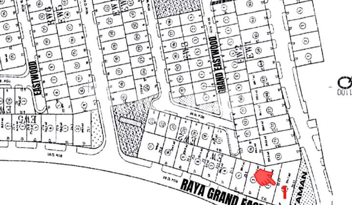 Jual Tanah Citraland Raya Grand Eastwood Row 12