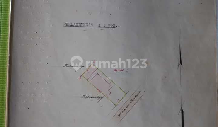Rumah hitung tanah dijual